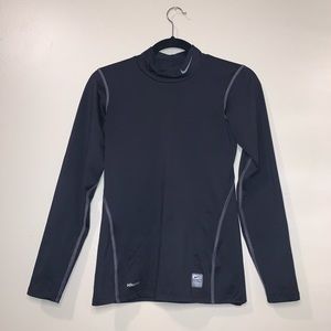 Nike pro tight turtleneck long sleeve shirt